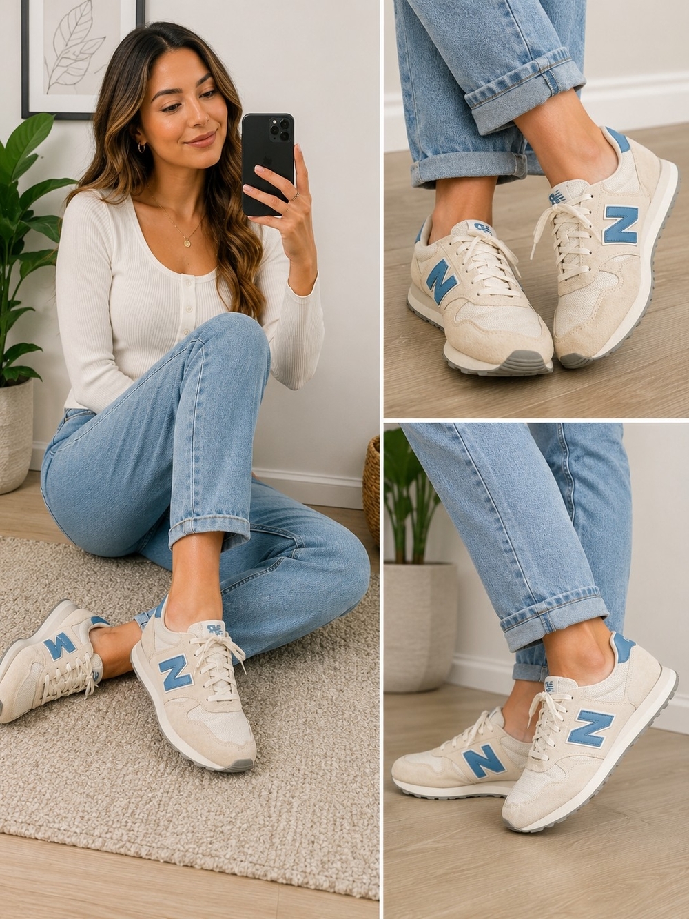 New Balance 373 Women’s Size 9 White Blue Casual Retro Sneakers WL373OJ2. - Picture 1 of 12